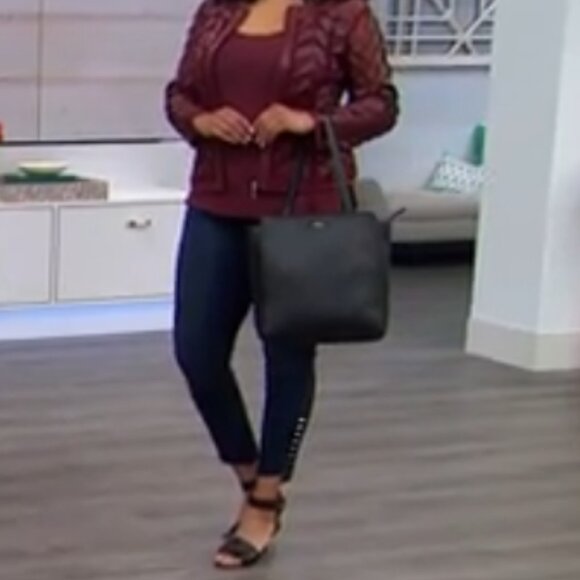 Tula England Nappa Originals Large Grainy Leather Tote - Picture 2 of 5